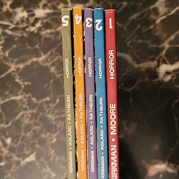 The Walking Dead Comic Book Trade Paperback Lot Volumes 1,2,3,4,5 - Picture 10 of 10